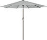 Patioslife Market Breeze grey patio umbrella with crank and tilt features for outdoor dining shade