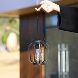Solar Outdoor Lights Hanging Lantern, Waterproof Metal Outdoor for Garden Yard Gazebo Patio Pathway