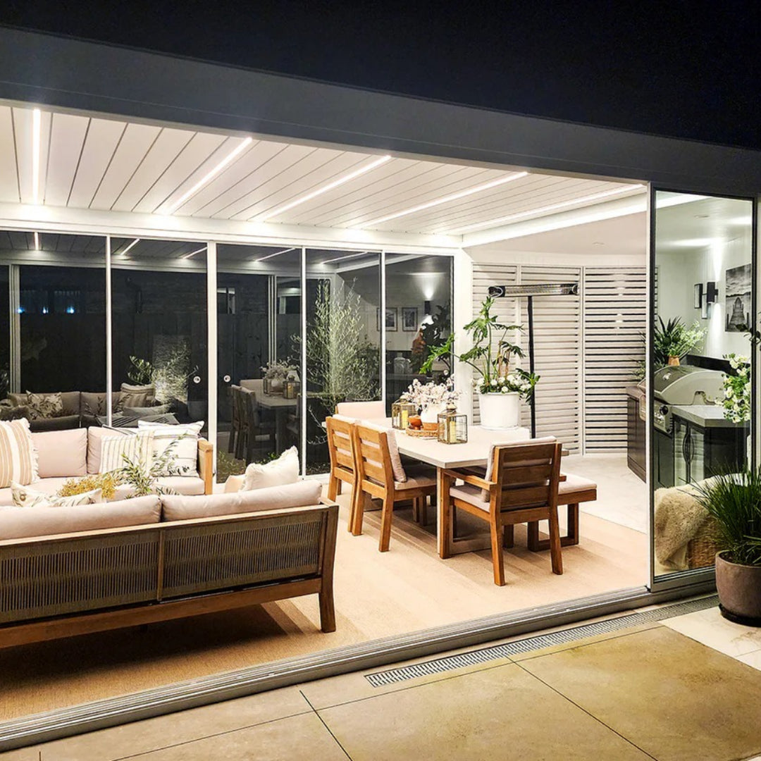 Patioslife Atlantic™ | Freestanding Pergola Glass Sliding Door for Patios, Gardens & Entertaining Spaces