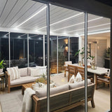 Patioslife Atlantic™ | Freestanding Pergola Glass Sliding Door for Patios, Gardens & Entertaining Spaces