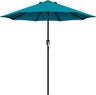 Patioslife Market Breeze light blue outdoor umbrella with 8 rib canopy for summer patio shade