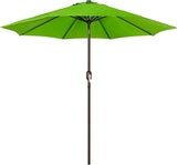 Patioslife Market Breeze lime outdoor umbrella for colourful garden, patio and poolside shade