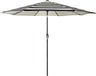 Patioslife Market Breeze Outdoor Umbrella 2.0 Black and Ivory Stripe Patio Umbrella for Poolside and Alfresco Dining