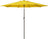 Patioslife Market Breeze Outdoor Umbrella 2.0 Yellow Garden Umbrella with Crank and Tilt for Outdoor Shade