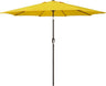Patioslife Market Breeze Outdoor Umbrella 2.0 Yellow Garden Umbrella with Crank and Tilt for Outdoor Shade