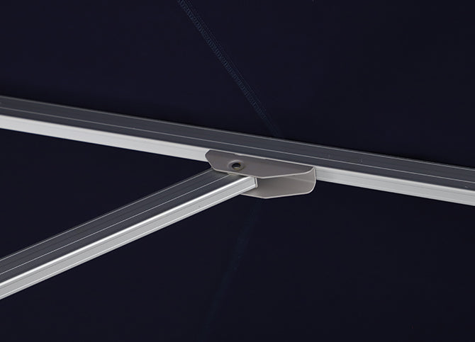 Patioslife Auron™ | 5M Round Market Umbrella – Sunbrella Canopy, Fade-Resistant & Telescopic Pole, Perfect for Patios, Poolsides & Gardens