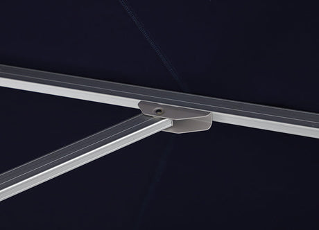 Patioslife Auron™ | 5M Round Market Umbrella – Sunbrella Canopy, Fade-Resistant & Telescopic Pole, Perfect for Patios, Poolsides & Gardens