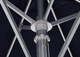 Patioslife Auron™ | 5M Round Market Umbrella – Sunbrella Canopy, Fade-Resistant & Telescopic Pole, Perfect for Patios, Poolsides & Gardens