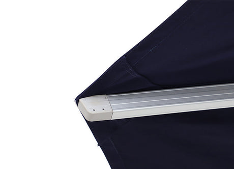 Patioslife Auron™ | 5M Round Market Umbrella – Sunbrella Canopy, Fade-Resistant & Telescopic Pole, Perfect for Patios, Poolsides & Gardens