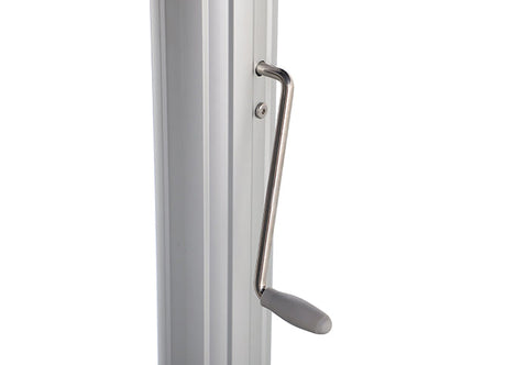 Patioslife Auron™ | 5M Round Market Umbrella – Sunbrella Canopy, Fade-Resistant & Telescopic Pole, Perfect for Patios, Poolsides & Gardens
