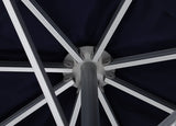 Patioslife Auron™ | 5M Round Market Umbrella – Sunbrella Canopy, Fade-Resistant & Telescopic Pole, Perfect for Patios, Poolsides & Gardens