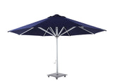 Patioslife Auron™ | 5M Round Market Umbrella – Sunbrella Canopy, Fade-Resistant & Telescopic Pole, Perfect for Patios, Poolsides & Gardens