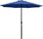 Patioslife Market Breeze navy blue patio umbrella with sturdy pole and wide shade canopy