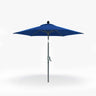 Patioslife Solara navy blue market umbrella with reinforced frame, crank handle and elegant outdoor shade design