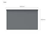 Patioslife Atlantic™ | Freestanding Pergola with Retractable Shade Blind – Aluminium All‑Weather Retreat for Patios, Gardens & Pools 3m