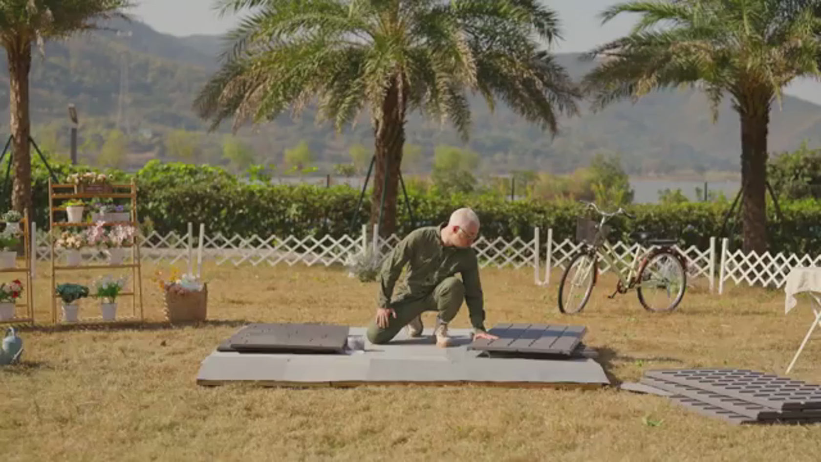 Premium Garden Shed with Floor Patioslife Kick-it ProLock™ Tool-Free Snap-Lock Resin – Weatherproof Outdoor Storage Shed with Floor, UV Resistant, Lockable Backyard Tool Shed for Tools, Bikes & Lawn Mower