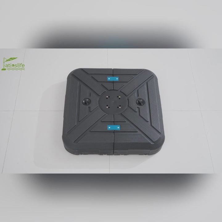 Umbrella Wheels Base 115–200kg, Heavy-Duty Outdoor Stand, Refillable HDPE Weights for Patio, Garden & Poolside Stability