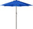 Patioslife Market Breeze royal blue outdoor umbrella with crank and tilt design for garden patio shade